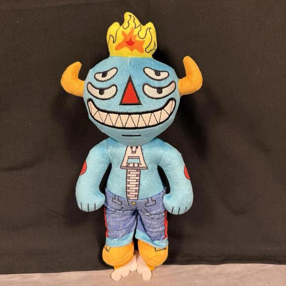 Other - Meow Wolf Artcade Denver Plush Waffle Cone Club Garbble Grapple 11in Blue